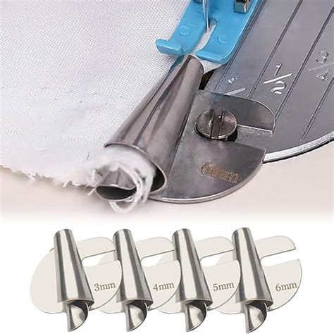 Universal Sewing Rolled Hemmer Foot Set - [3-6mm] - Wide Rolled Hem ...