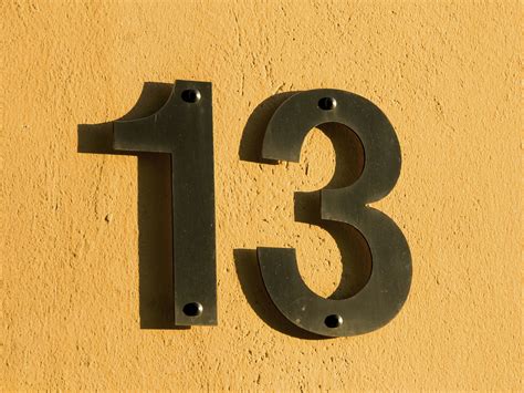 Engraved Door Sign with Number 