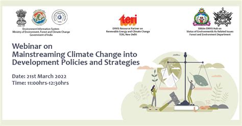 Webinar on Mainstreaming Climate Change into Development Policies and ...