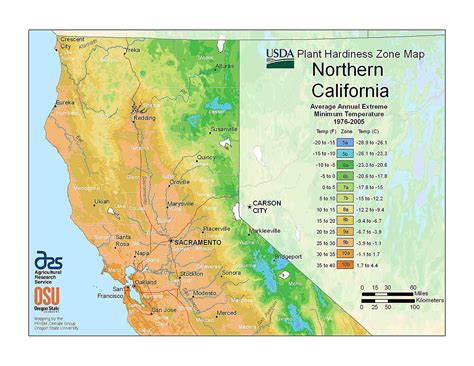 State Maps of USDA Plant Hardiness Zones
