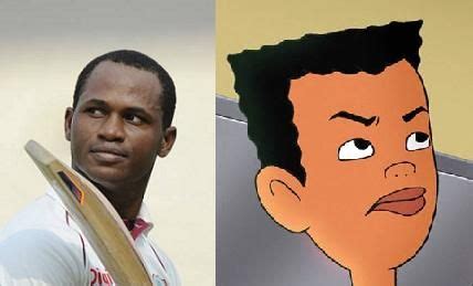 The dead ringers: Cricketers and their cartoon twins