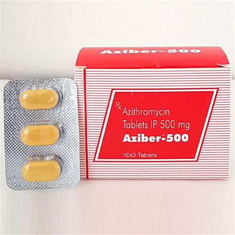 AZIBER-250/ 500 TABLETS Calibar Pharmaceuticals
