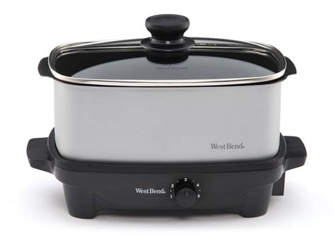 West Bend 5-Quart Oblong Slow Cooker - Walmart.com