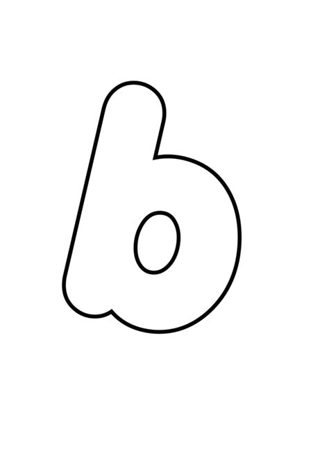 Download Printable Bubble Letter B - Bubble Letters