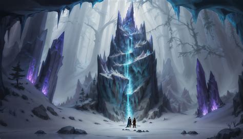 ArtStation - Dungeons and Dragons - frozen crystal cave