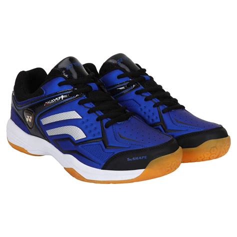 Yonex Tru Cushion & Tru Shape Non-Marking Badminton Court Shoes, Royal ...