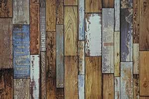 DWELLSINDIA Vintage Wood Self Adhesive Wallpaper Waterproof, Scratch ...