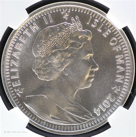 Erie Gold And Silver | 2014 Isle of Man Angel 1 oz Silver Round NGC MS 70
