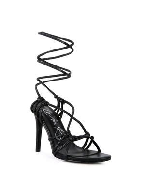 Buy London Rag Solid Black Heels Online