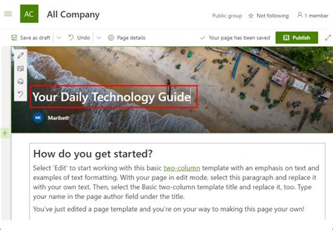 Image result for Creating a SharePoint Page