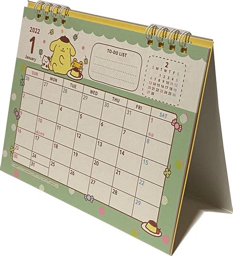 Buy Tanpopo Sanrio PomPomPurin Desk Ring Japanese 2022 Year 12 month ...