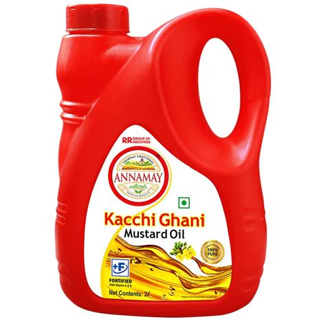 Annamay Pure Natural Kacchi Ghani Mustard Oil for Cooking | Baking ...
