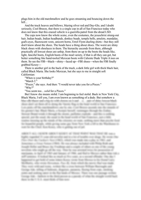 SOLUTION: The Electric Kool-Aid Acid Test - Studypool