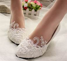 Bridal Shoes Flat by Lace Wedding Shoes Pearls Bridal Shoes High Low Heels Flat Bridal Shoes Flat