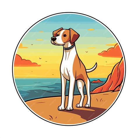 Premium Vector | Alano espanol dog breed cute cartoon kawaii character ...