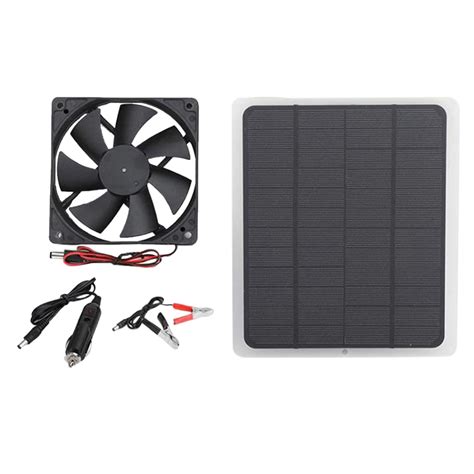 Buy Solar Panel Exhaust Fan 20W 12V USB Solar Powered Fan Outdoor IP65 ...
