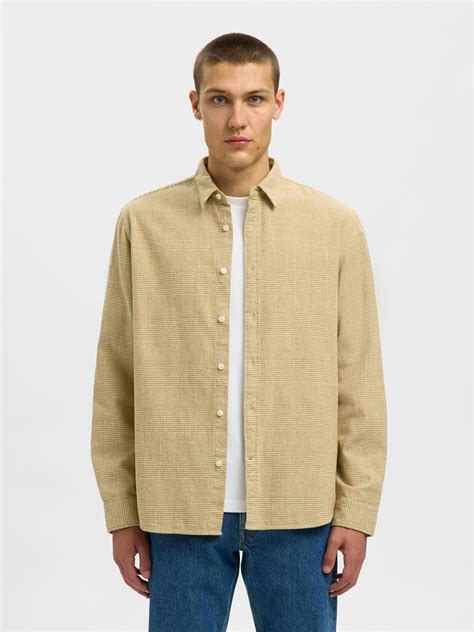 Buy Beige Shirts for Men Online at Selected