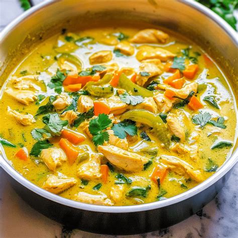 Try This Easy Green Thai Chicken Coconut Curry Recipe