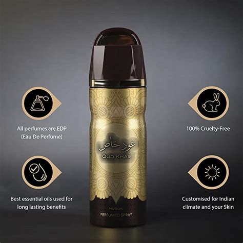 Buy Nusuk Oud Khas Deodorant for Men Online in India | The Fragrance Book