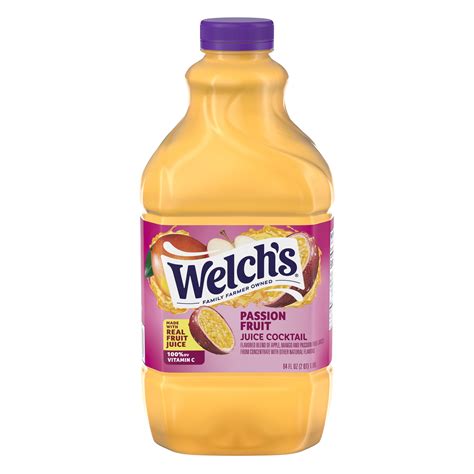 Welch's Passion Fruit Juice Cocktail, 64 fl oz Bottle - Walmart.com