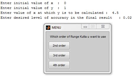 Image result for Runge-Kutta Method Matlab Code