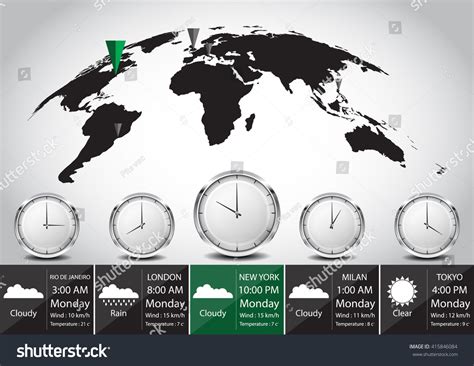 Time Zone Vector 的图像结果