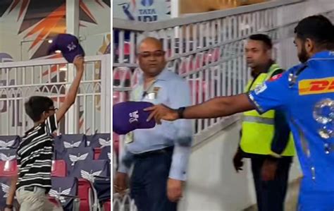 [Watch] Jasprit Bumrah gifts his Purple Cap to young fan after LSG vs ...