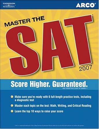 Buy Master the SAT, 2007/e w/o CD-ROM 3rd ed Book Online at Low Prices ...