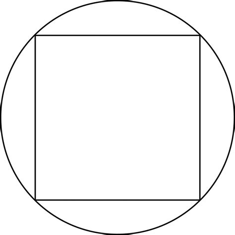 Square Inscribed In A Circle | ClipArt ETC