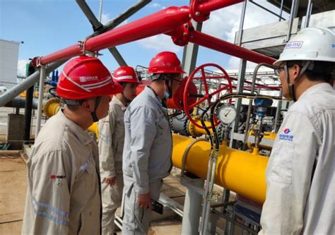 山东电建一公司 项目动态 海口燃机项目天然气调压站严密性试验一次成功
