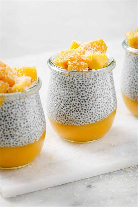 20-Minute Mango Coconut Chia Pudding