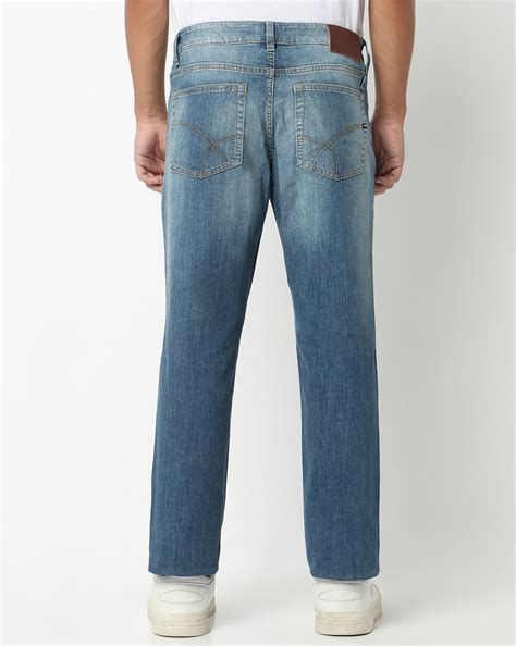 Men Slim Fit Albert Simple Rev Jeans