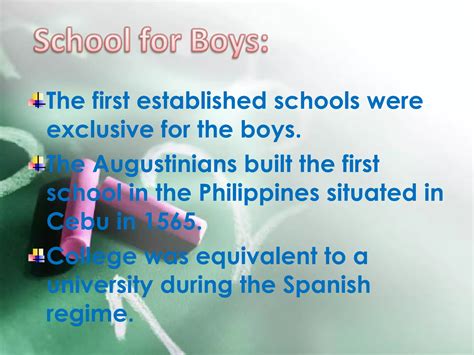 Education in Spanish Era | PPT