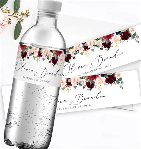 Custom Bottle Labels Template