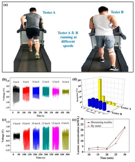 Self-Powered Piezoelectric-Biosensing Textiles for the Physiological ...