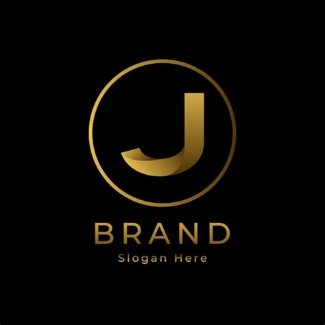 Alphabet luxury gold logo | Premium Vector