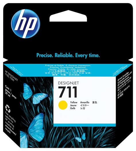 HP 711 29-Ml Yellow Ink Cartridge (Yellow) : Amazon.in: Computers ...