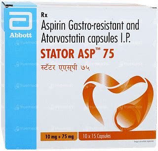 Stator Asp 10/75 MG | Order Stator Asp 10/75 MG Capsule Online at Truemeds
