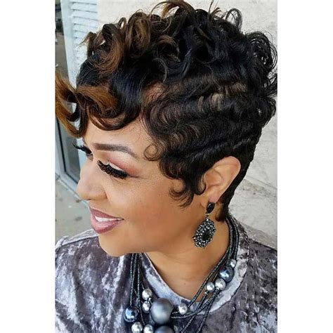 Black Wigs for Women Short Ombre Brown Black Curly Hair Wigs for Black ...