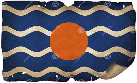 West Indies Federation Flag on Old Paper Stock Illustration ...