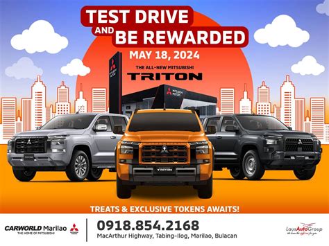 Test Drive & Be Rewarded at Mitsubishi Carworld Marilao, Mitsubishi ...