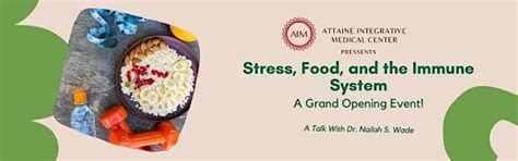 Stress, Food, & The Immune System, December 16 2023 | Online Event ...