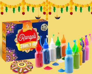 CraftVatika Pack of 20 Rangoli Powder Price in India - Buy CraftVatika ...