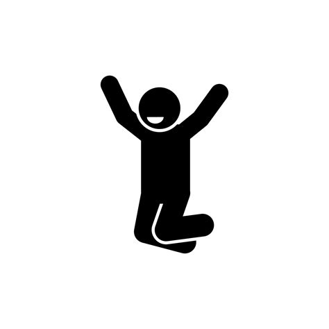 Happy Dance Stick Figure