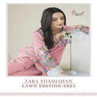 Shree Fabs Zara Shahjahan Lawn Edition 2025 Wholesale Indian Pakistani ...