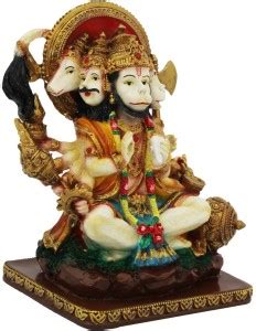 DIOART ® Art™-107 PANCHAMUKHI Hanuman ji Sculpture Murti Decorative ...
