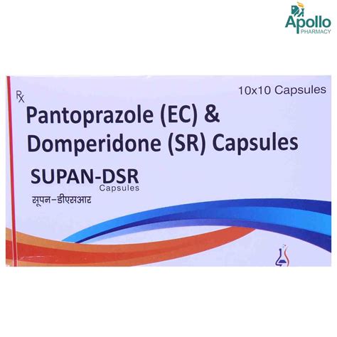 Supan DSR Capsule 10's Price, Uses, Side Effects, Composition - Apollo ...