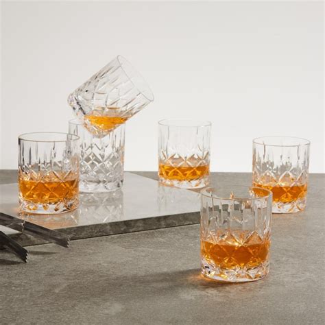 Buy SOLITAIRE Cylinder Dublin Wine Glasses-Set Of 6 Pcs. from Solitaire ...