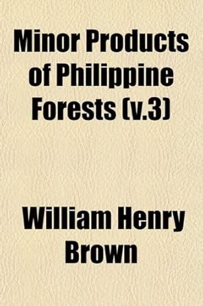Minor Products of Philippine Forests (V.3) : Amazon.in: Books