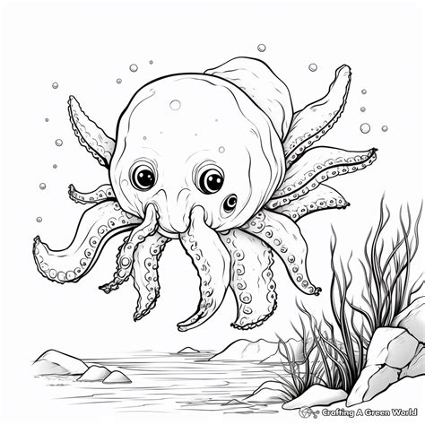 Deep Sea Creature Coloring Pages